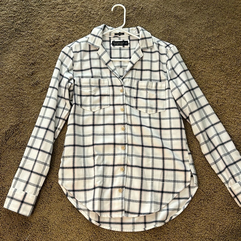 Abercrombie and fitch flannel sz xs
